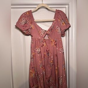 Mini floral dress